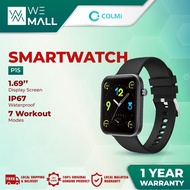 COLMI P15 1.69 inch Smart Watch Men Full Touch Fitness Tracker IP67 waterproof Smartwatch SpO2