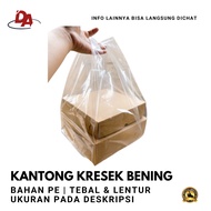 PE PEX Clear Plastic Bag - TAKE AWAY Clear HDPE Plastic Bag - Take Away Plastic Bag - Cake Box Plast