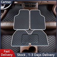 5pcs Universal Car Floor Mats Deluxe Carpet Floor Mat Waterproof Leather Car Mat Car Floor Matting