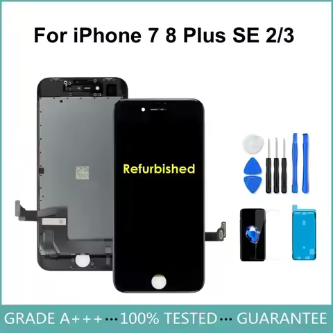 A+++ Refurbished Official Screen For iPhone 7 8 Plus SE 2020 LCD Display Touch Screen Assembly Repla