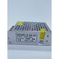 S-54-18 Switching Power Supply 18V3A Louyu Access Control Aluminum Shell Honeycomb Transformer AC220