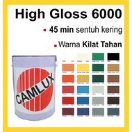 Camlux Hi Gloss 6000 Wood and Metal Paint 5L/18L (5Liter/18Liter) 【Cat Kayu Cat Besi kilat 6000】 Cepat Kering  Malaysia