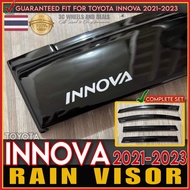 TOYOTA INNOVA 2021-2024 PREMIUM RAIN VISOR (complete set) 🇹🇭