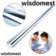 WISDOMEST Mirror Wall Sticker  Bathroom Ultra-thin Wall Tile Stickers