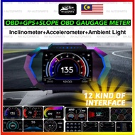 OTP-H024 OBD2 Meter Speedometer Gauge P24 HUD WaterTemp Turbo Proton Honda Perodua Toyota Nissan Mit