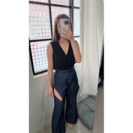 PRELOVED CUT OUT JEANS PANTS NINE STUDIO