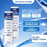 Durex KY Jelly Personal Lubricant 100g x 2pcs Pelumas Pria dan Wanita