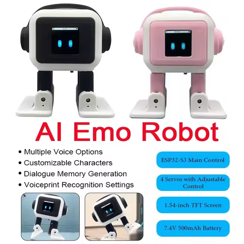 EMO Tuya Intelligent AI Robots Emotional Support Interactive Desktop Voice Recognition EMO Go Home R