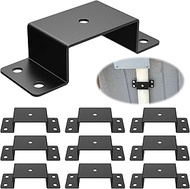 10 Pcs Trailer Stake Pocket Bracket for 2'' x 4'' Lumber Heavy Duty Utility Stake Pocket for Trailer