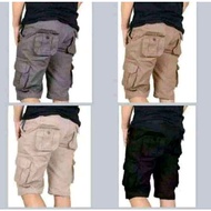 Short Cargo RIP Pants (Can COD) SIZE 27-38 That Again HITS Short Cargo Pants Men Army Loreng Ufc