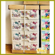 ♣ ☈ ❦ DURABOX 4L CLOTHES FASHION STORAGE 4 LAYERS HELLO KITTY DORAEMON MICKEY MOUSE DESIGN Home
