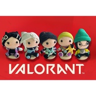 VALORANT CROCHET DOLL HANDMADE CLOVE KILLJOY GEKKO.