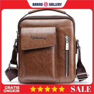 RHODEY Tas Selempang Pria Messenger Bag PU Leather - 8602