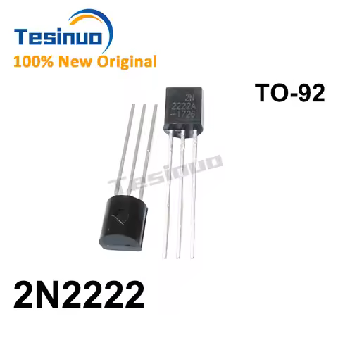 100/Pcs New Original 2N2222 2N2222A TO-92 NPN power transistor chip In Stock