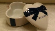 日本精品 M''S GRACY 陶瓷 心型 珠寶盒 飾品盒 收納盒