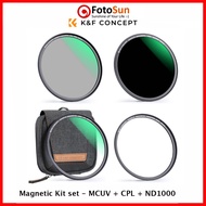 K&F landscape filter kit 4 in 1 MCUV+CPL+ND1000+Adapter Ring Magnetic