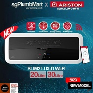 Ariston x sgPlumbMart NEW Andris Slim2 LUX-D WI-FI SL20 / 30 liters Electric Storage Water Heater Ariston Heater Slim2 W