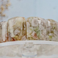 【無盡迴圈】微綠櫻花 櫻花瑪瑙水晶手鍊手排手串/一物一拍