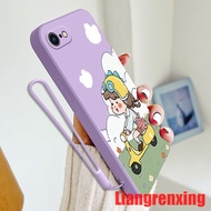 Casing iphone 5s iphone 5 iphone 6 iphone 6s iphone 6 plus phone case Softcase Liquid Silicone Protector shockproof Bumper Cover new design Cartoon Motorcycle for girls YTMTN01