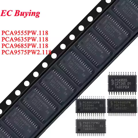 1-10Pcs PCA9685 PCA9685PW,118 PCA9635PW,118 PCA9575PW2 PCA9555 I2C 5V Voltage Source LED Controller 