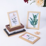 [in stock] Simple wooden picture frame for framing art oil paintings A4Wooden commemorative photo wa