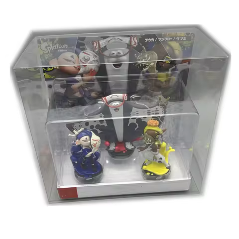 Transparent Box Protector For Nintendo Amiibo/Deep Cut/Splatoon 3 Collect Boxes TEP Storage Game She