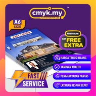 [HARGA CETAK] A6 Flyer / Leaflet / Hand Bill (HARGA PRINTING SAHAJA)