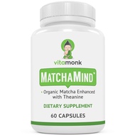 Matcha Capsules with Theanine & Theobromine - Matcha Pills from Japan Similar to Low Dose Caffeine P