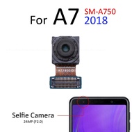 ด้านหลังหลักด้านหลังด้านหน้ากล้องเซลฟี่สายเคเบิ้ลยืดหยุ่นสำหรับ Samsung Galaxy A3 A5 A7 2018 2017 2016ชิ้นส่วนซ่อม