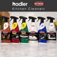Weiman Complete Home Cleaning Bundle – Granite Quartz Stainless Steel Leather Wood Cleaner Set
