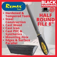 BLACK HARDWARE Remax Half Round Metal Wood File Tool Mata Kikir Besi Kayu Set PVC Tajam Halus Pisau 