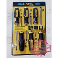 💥READY STOCK💥 HOTAK PRO TOOLS SCREWDRIVER SET 6 PCS/SET YJPS-6871