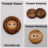 DOUBLE ONE Polyester Buttons Pattern FS11563-28''(±18mm)''