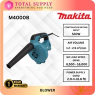 M4000B MAKITA ELECTRIC BLOWER 530w M4000 4000 GARDEN CLEANING WOOD WORK