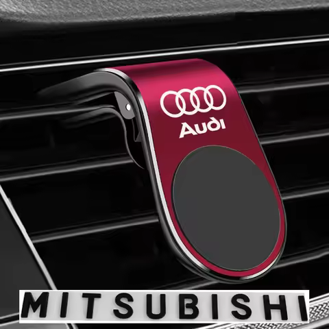 Metal Magnetic Car Phone Holder Sticker for Audi RS3 RS4 A3L A4L Q2 Q3 Q5 A4 B5 B6 A3 A5 A6 C6 C5 A1