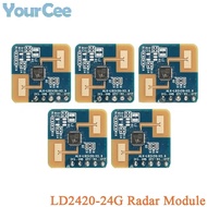 10pcs/1pc LD2420 24G Millimeter Wave Radar Sensor Intelligent Human Body Micro Motion ISM Band High 