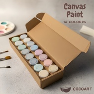 16 Color Canvas Painting Paint, Multipurpose Painting Paint I COCOART