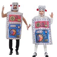 Halloween cos Robot Costume Sponge Costume Alien Costume Funny Party Costume Fun Costume