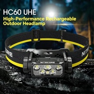 NITECORE HC65 UHE 2000 Lumens Ultra High Triple Output Metal Headlamp LED Headlight 强光照明头灯