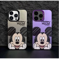 Mickey cute Csing hp Silver Color Mtte Premium Silver nti Jtuh Hrd Case For Oppo A3X 16 3S 5s 12 7 1
