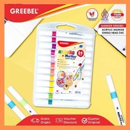 Greebel Acrylic Marker 12,24,36,48 Colors