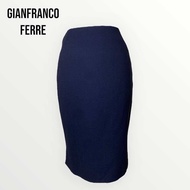 Gianfranco Ferre กระโปรงสีน้ำเงินเข้ม