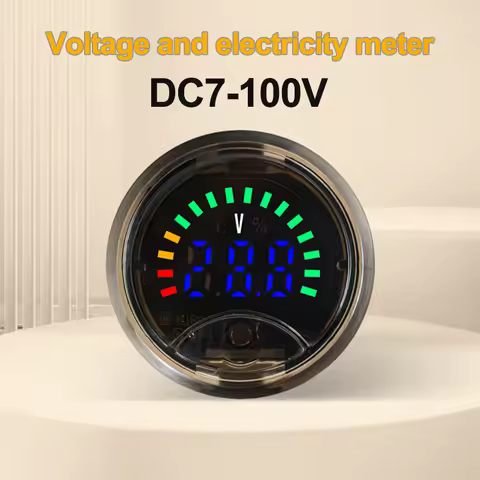 Mini Digital Voltmeter DC 7-100V High Precision Car Voltage Gauge Voltage Meter Volt Detector Tester