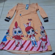G2. Children's Gamis with LOL orange motif, size M, chest size 30*2, 011401