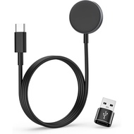 MoKo Type C Charger Suitable for Samsung Galaxy Watch 8/7/6/5/4,Magnetic Charging Dock with 3.3FT Ch
