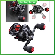 Darling Baby Baitcasting Reels Baitcaster Fishing Reel - 7.3:1 Gear Ratio 17.64LB Carbon Fiber Drag 