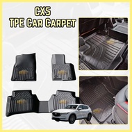 Car CX5 2018-2023 MAGIC MAT 5D TPE Carpet Car Mat Karpet Kereta