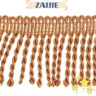 ZAIJIEE Fringe Trim, Gold Bullion Fringe Trim Bullion, Embellishments tassel fringe Sofa