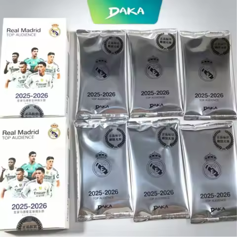 2025-26 Daka Collection Card Bellingham Mbappe Rodrygo Real Madrid Top Audience Football Star Player