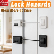 Punch-Free Password Fridge Lock Strong Adhesive for Refrigerator Door Baby Safety Child Proof Home S